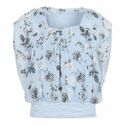 Womens UK Size 12 Select Blue Basic Blouse