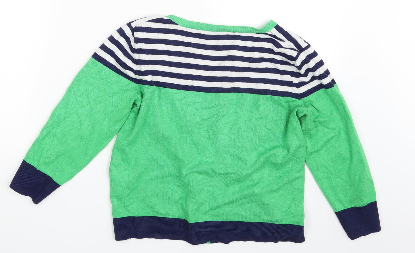 Costco Womens Multicoloured Striped  Cardigan Jumper One Size