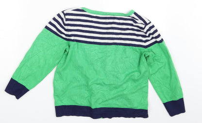 Costco Womens Multicoloured Striped  Cardigan Jumper One Size