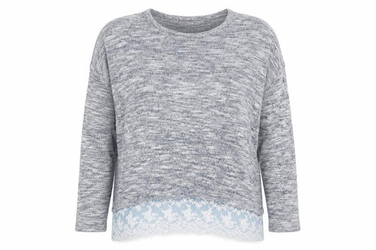 Womens UK Size XS Divided Grey Pullover Jumper