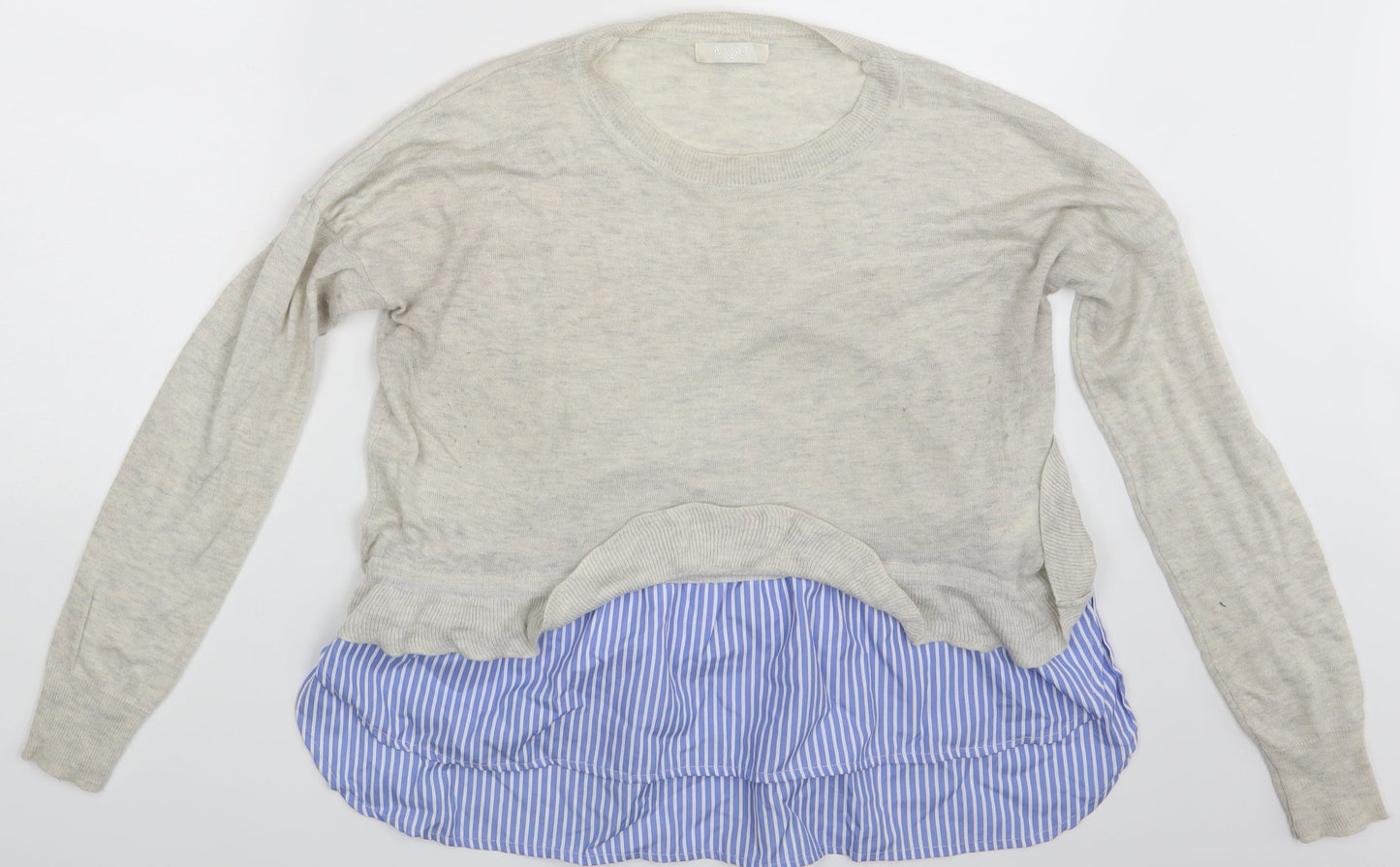 Womens UK Size One Size Nicole Ivory Basic T-Shirt