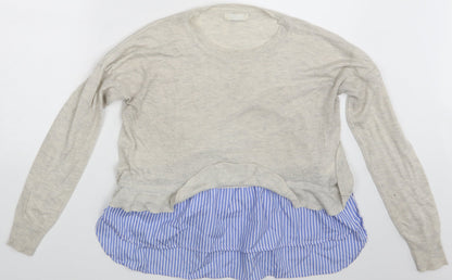 Womens UK Size One Size Nicole Ivory Basic T-Shirt