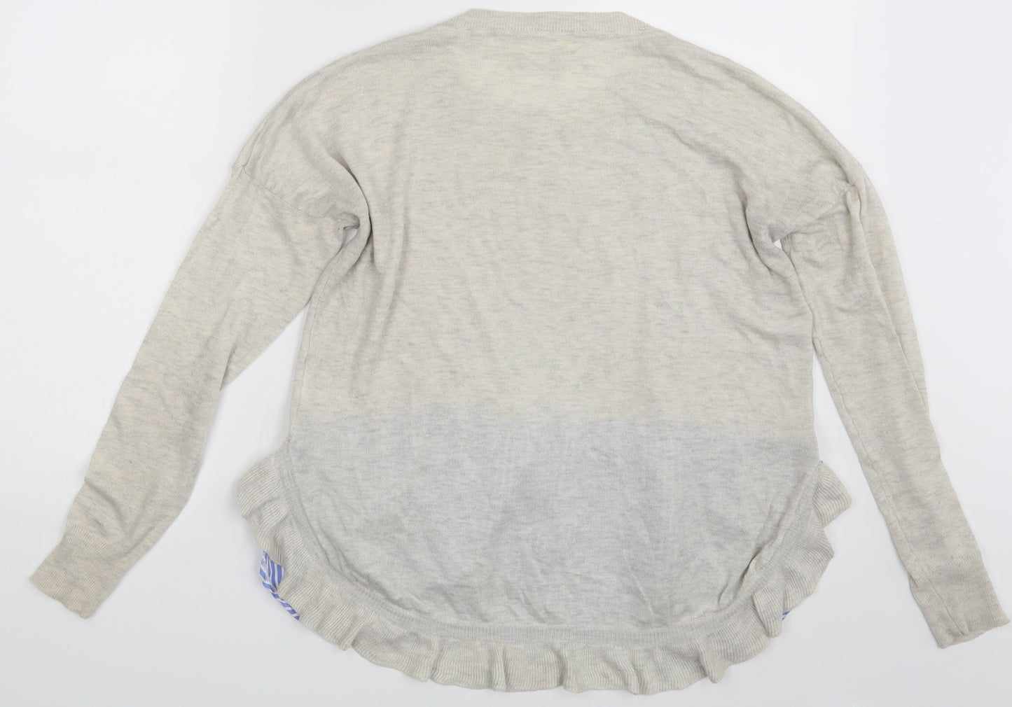 Womens UK Size One Size Nicole Ivory Basic T-Shirt