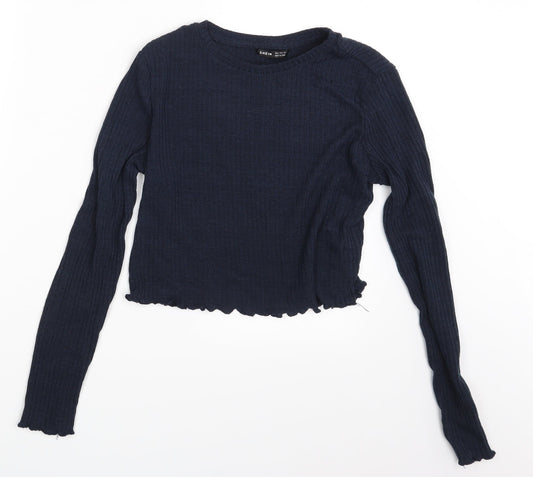 SheIn Womens Blue   Pullover Jumper Size S