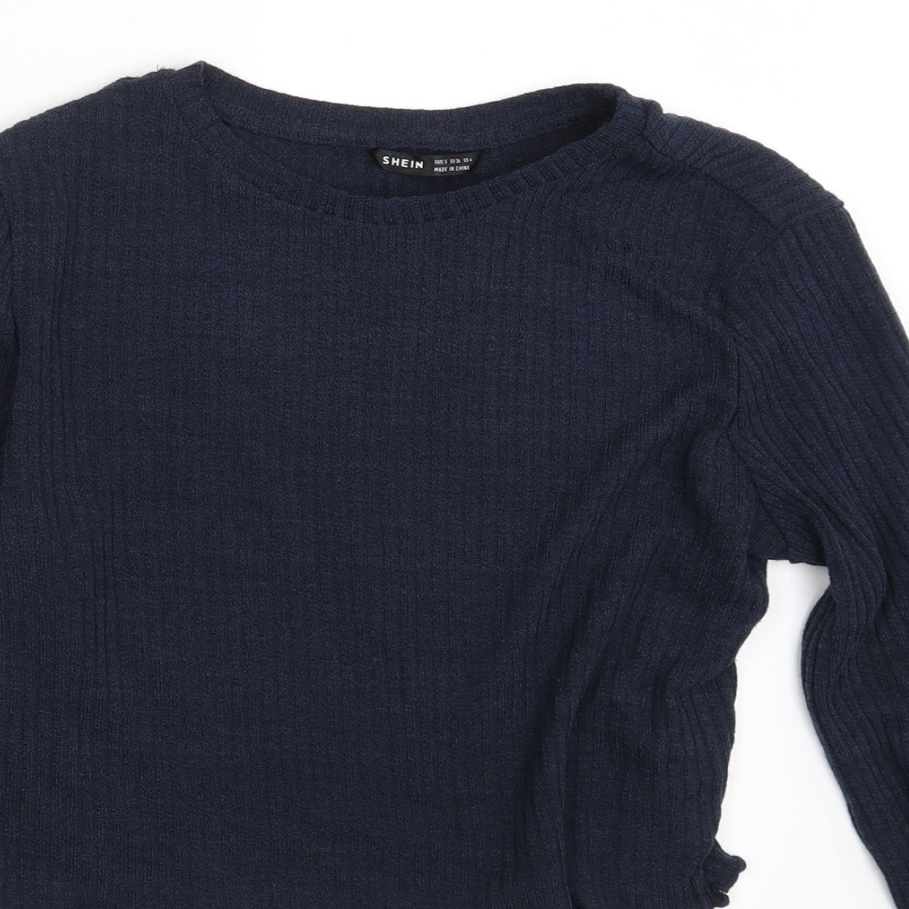 SheIn Womens Blue   Pullover Jumper Size S