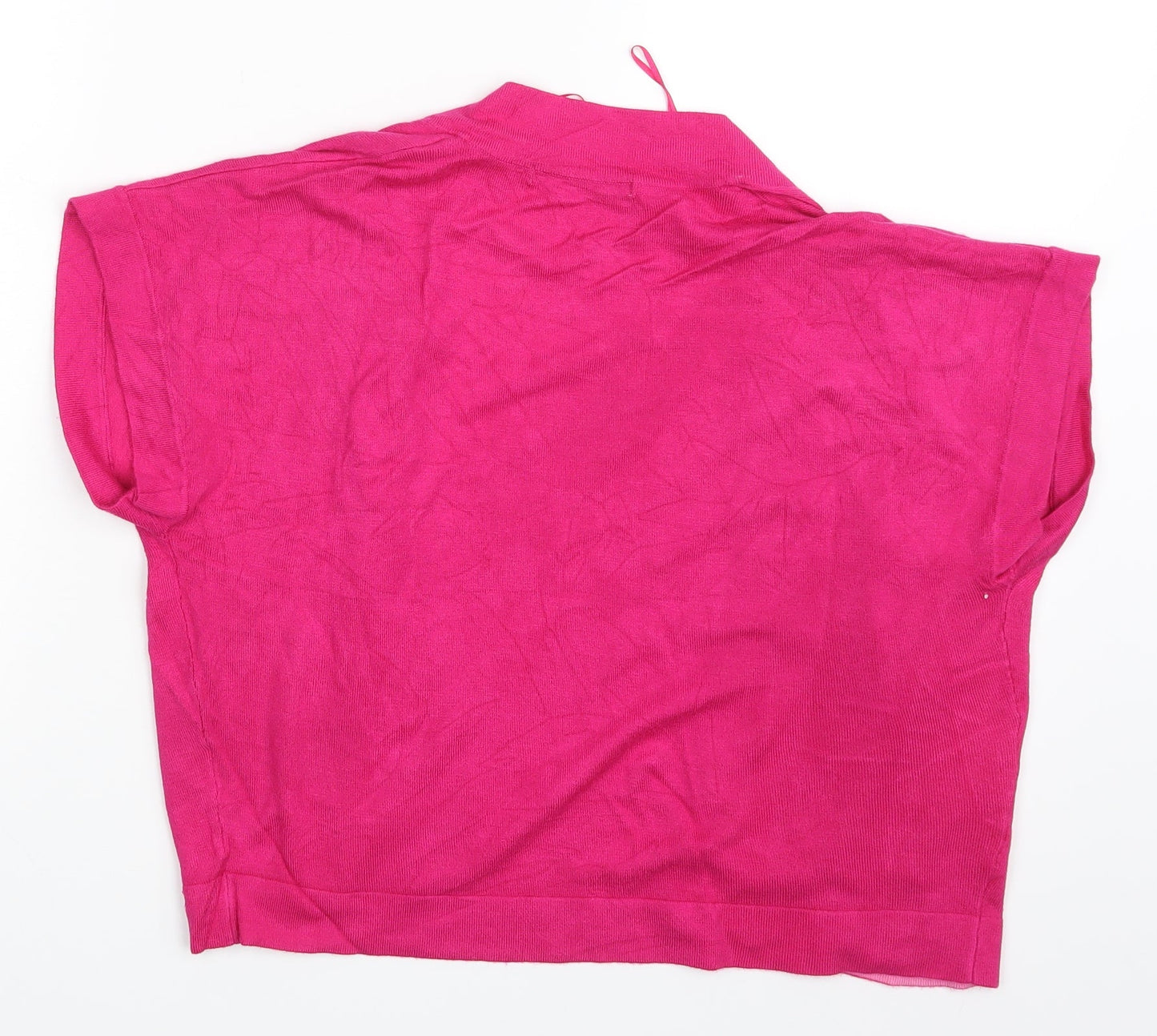 Womens UK Size One Size M&S Pink Cape Jumper