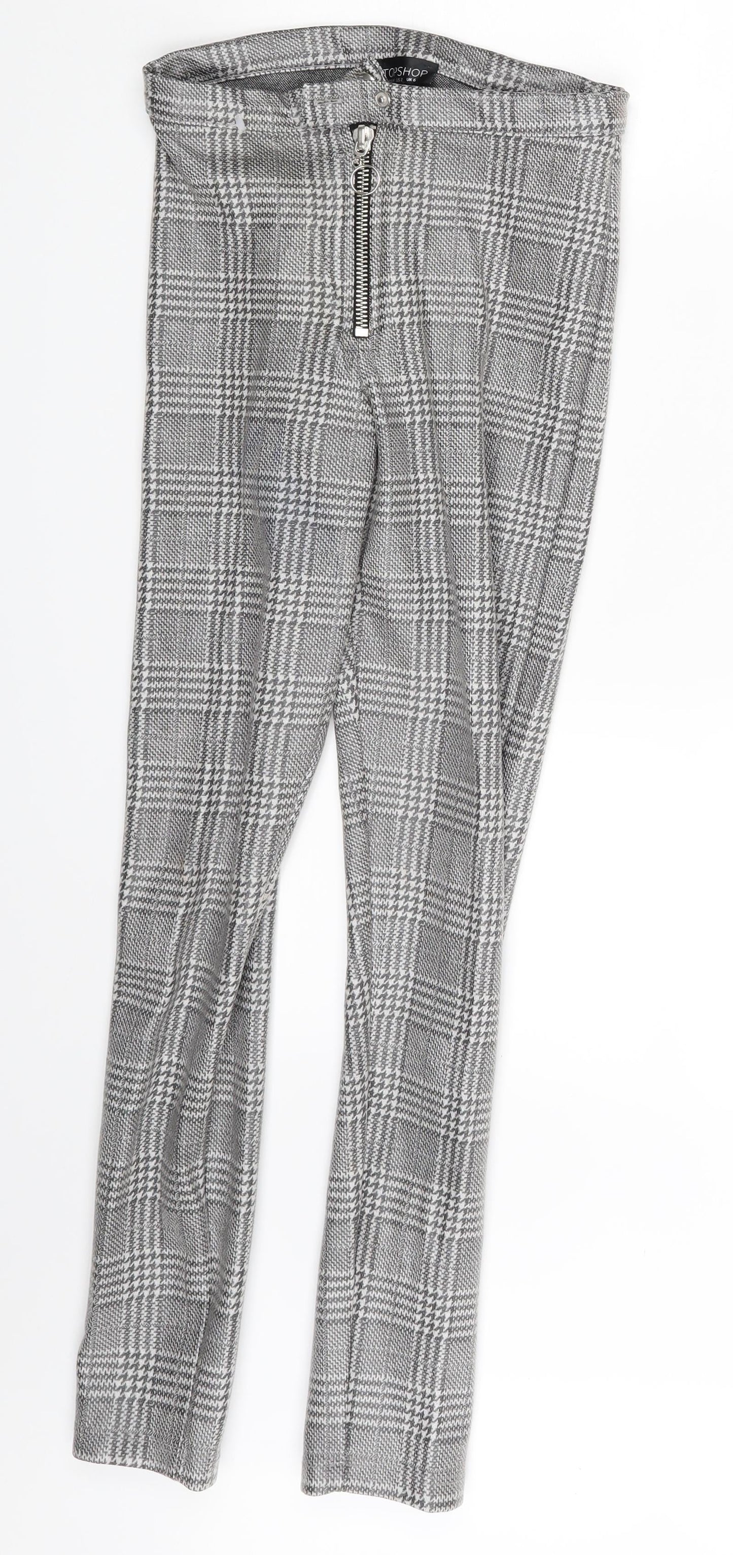 Womens UK Size 6 Topshop  Jegging Grey Leggings