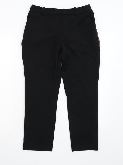 Womens UK Size 14 H&M Regular Fit  Black Trousers