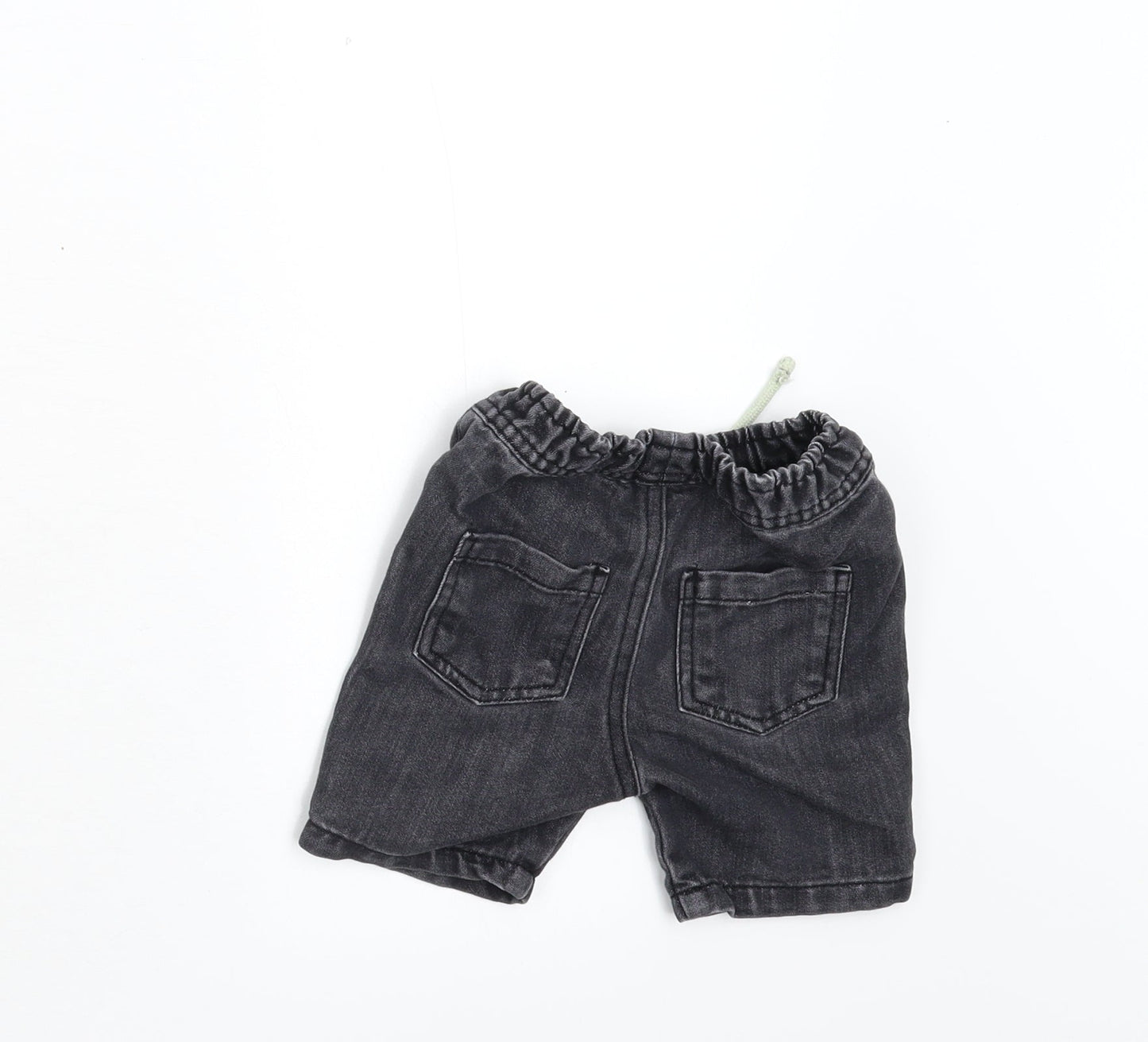 Primark Boys Black  Denim Cropped Jeans Size 12-18 Months