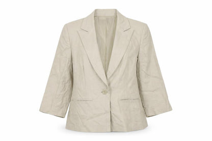 Womens UK Size 8 planet Regular Beige Blazer