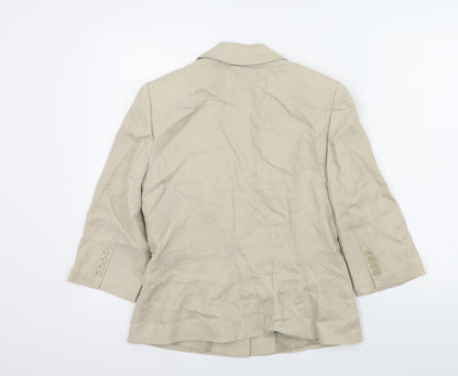 Womens UK Size 8 planet Regular Beige Blazer