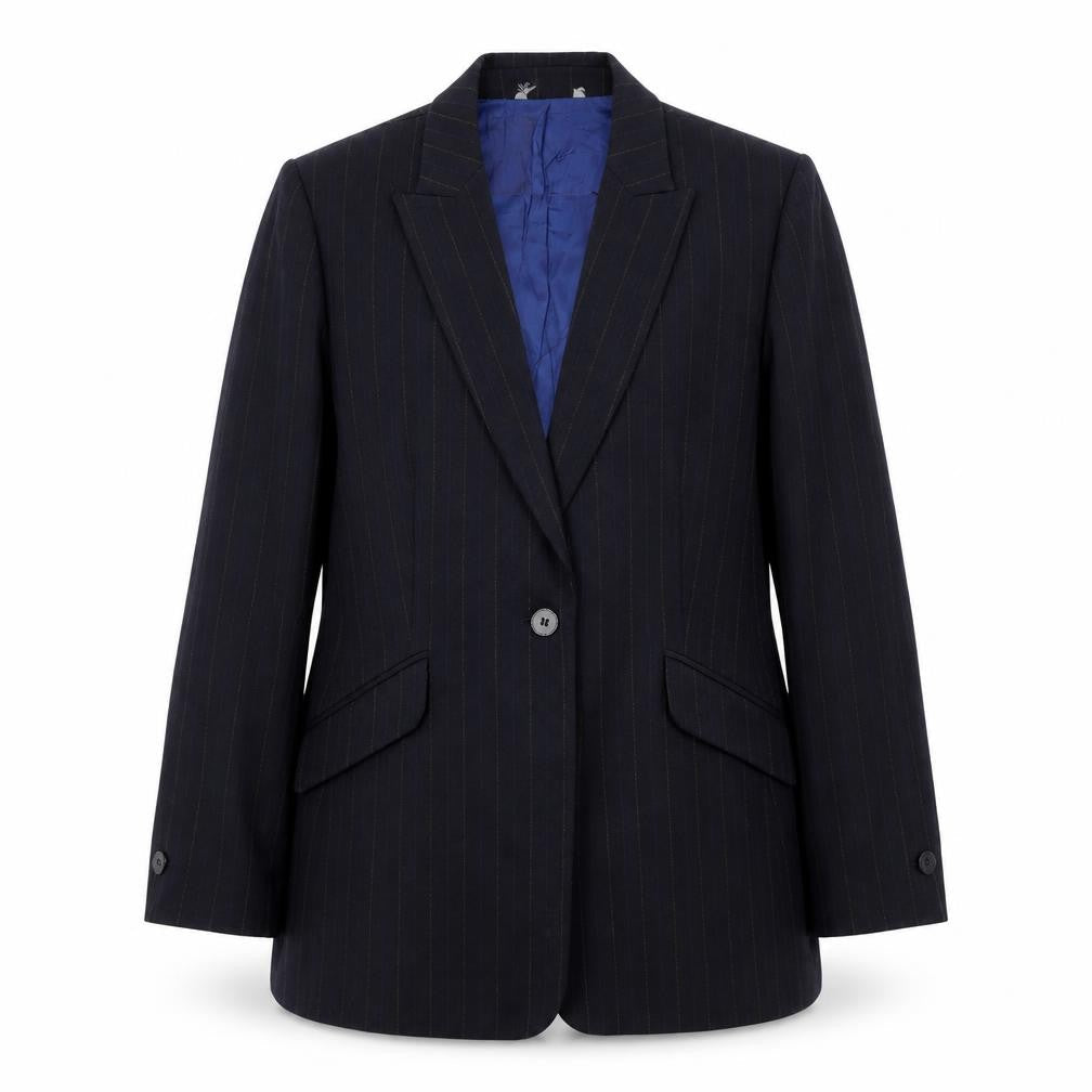 Womens UK Size L Preworn Regular Blue Blazer
