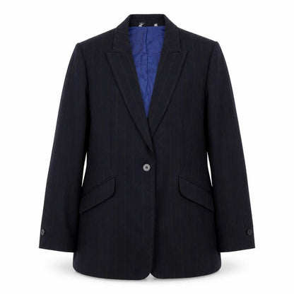 Womens UK Size L Preworn Regular Blue Blazer