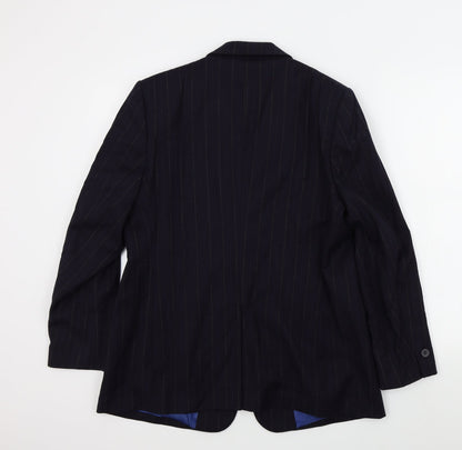 Womens UK Size L Preworn Regular Blue Blazer