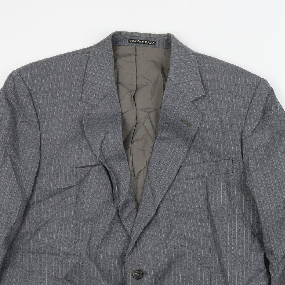 Mens UK Size 44 Wellington Regular Grey Suit Jacket