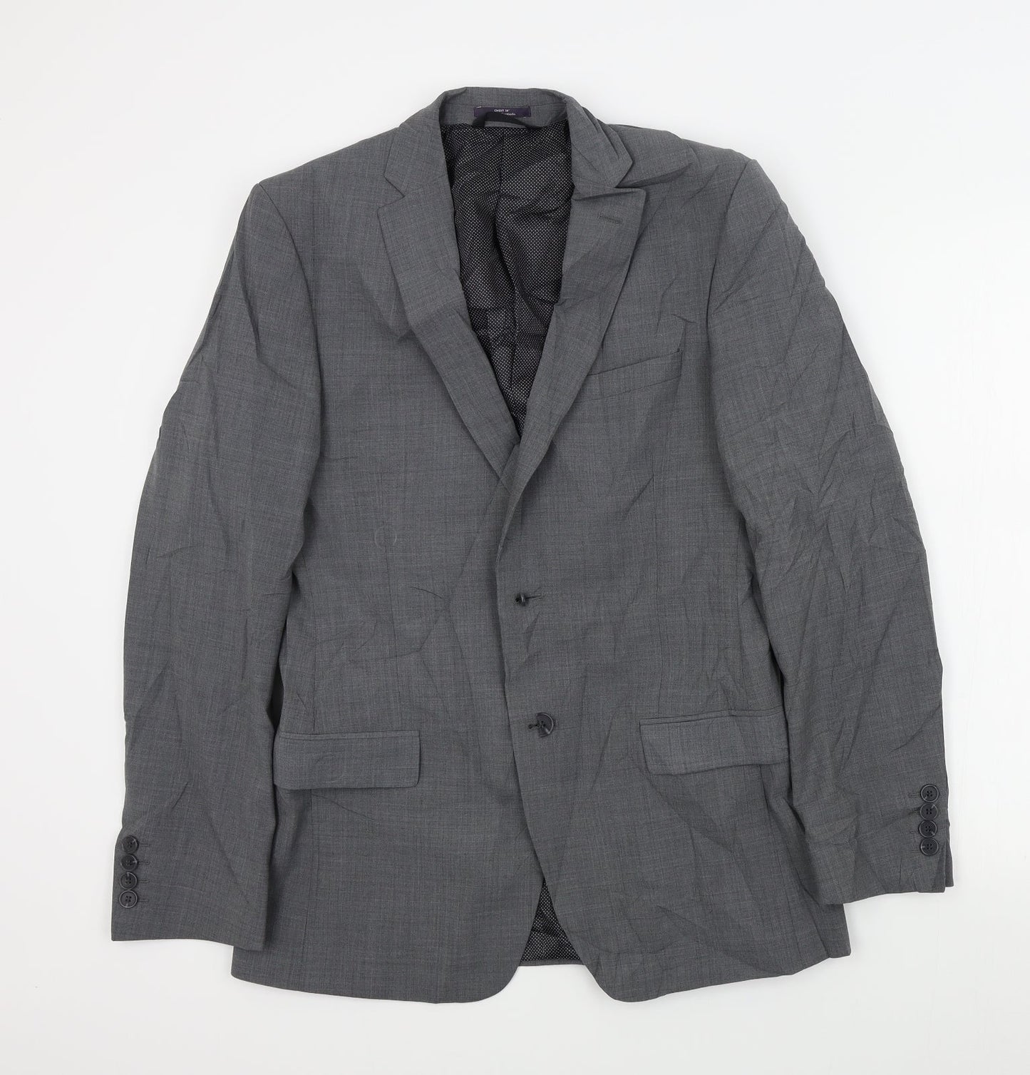 Mens UK Size 38 M&S Regular Grey Suit Jacket