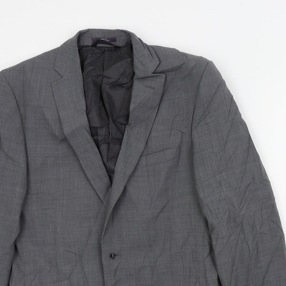 Mens UK Size 38 M&S Regular Grey Suit Jacket