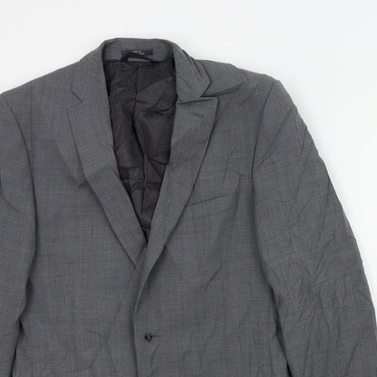 Mens UK Size 38 M&S Regular Grey Suit Jacket