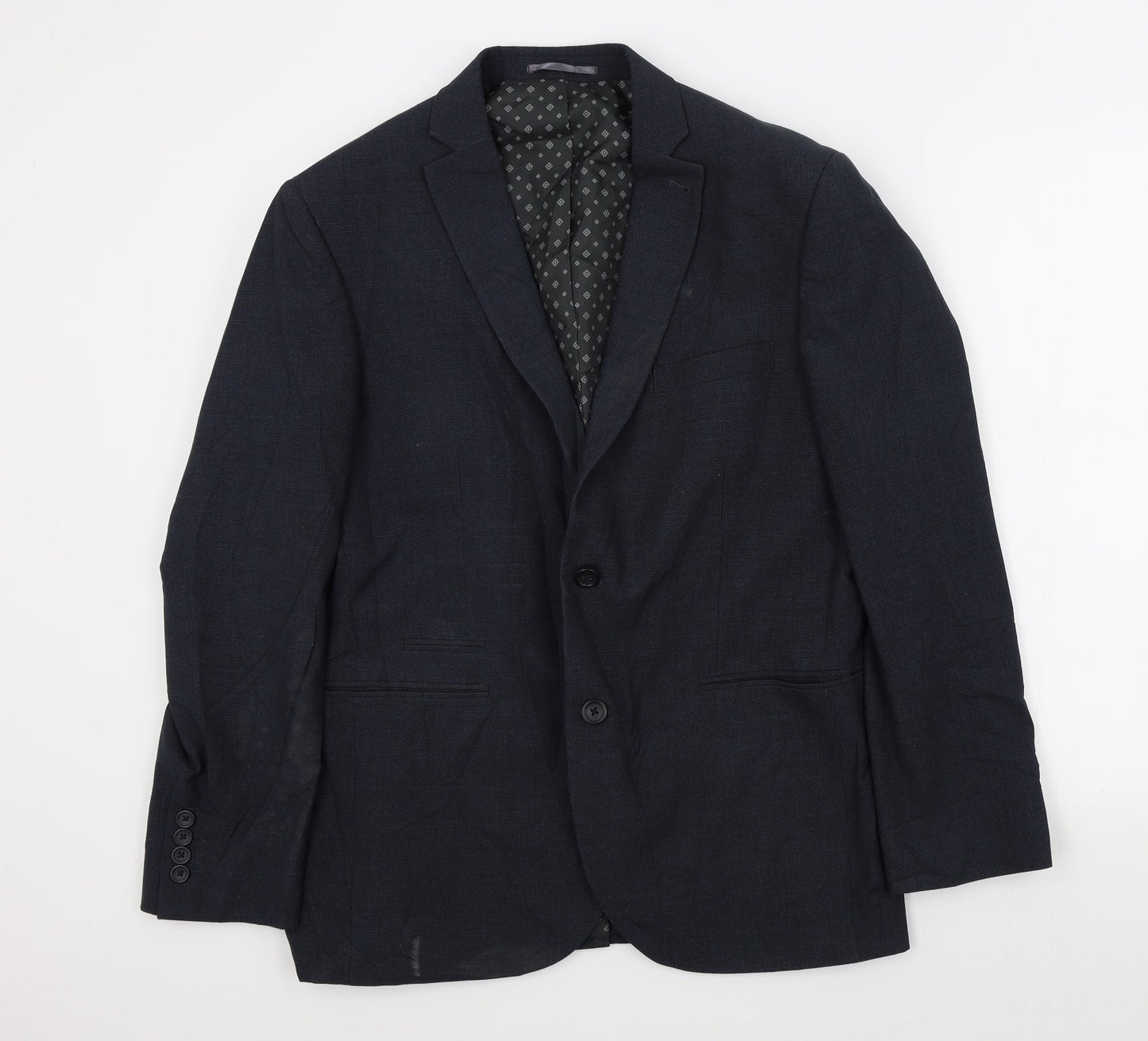 Mens UK Size 42 NEXT Regular Blue Suit Jacket
