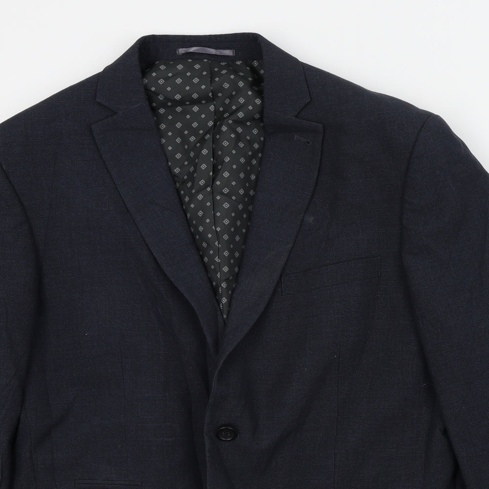 Mens UK Size 42 NEXT Regular Blue Suit Jacket