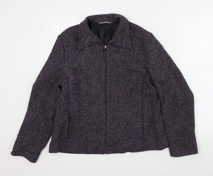 M&S Womens Purple   Jacket  Size 16