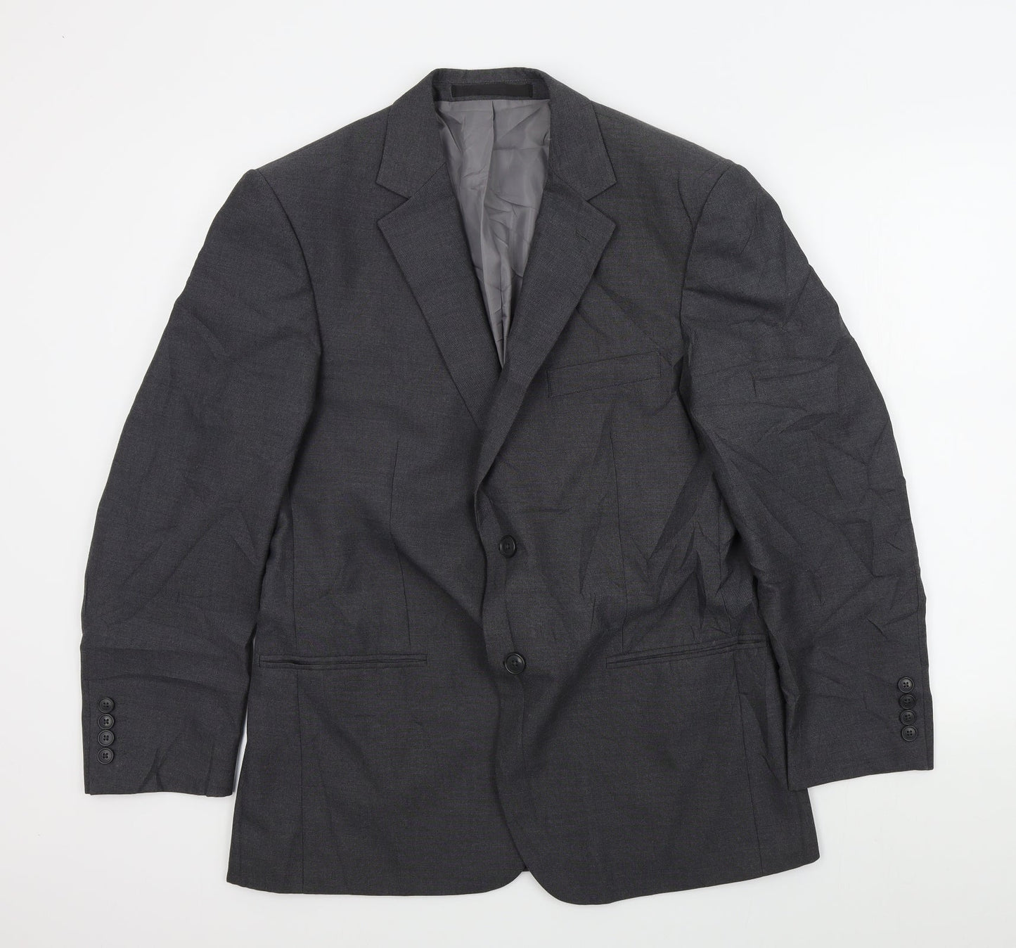 Mens UK Size 40 M&S Regular Grey Suit Jacket