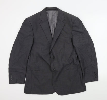Mens UK Size 40 M&S Regular Grey Suit Jacket