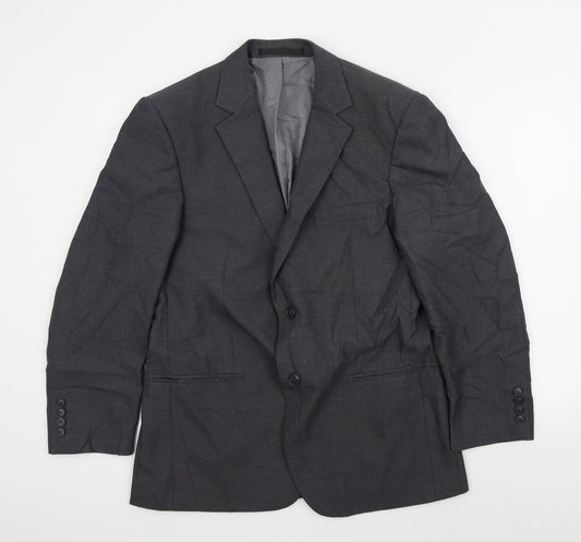 Mens UK Size 40 M&S Regular Grey Suit Jacket