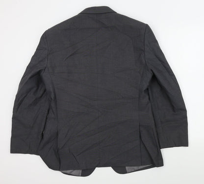 Mens UK Size 40 M&S Regular Grey Suit Jacket