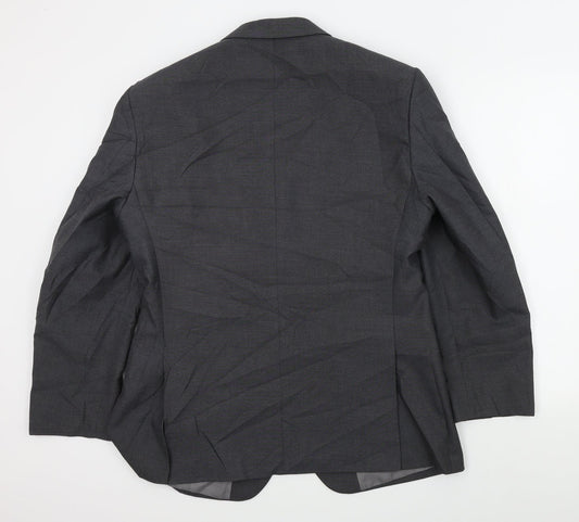 Mens UK Size 40 M&S Regular Grey Suit Jacket