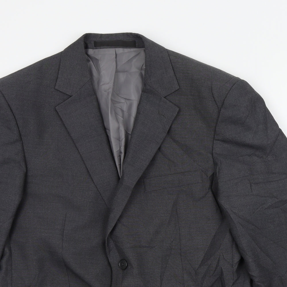 Mens UK Size 40 M&S Regular Grey Suit Jacket