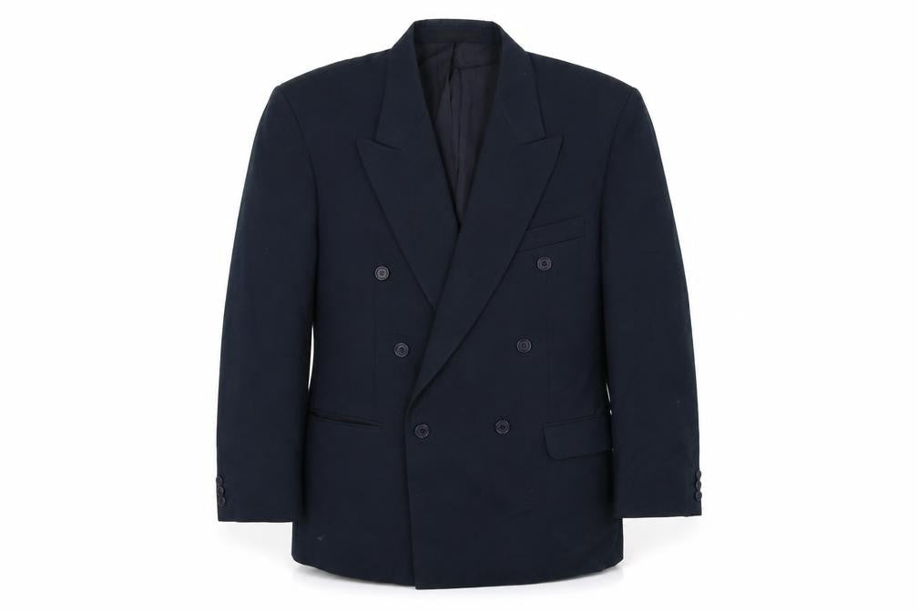 Mens UK Size 44 C&A Regular Blue Suit Jacket