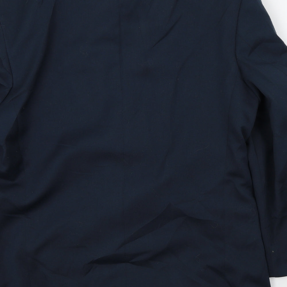 Mens UK Size 44 C&A Regular Blue Suit Jacket