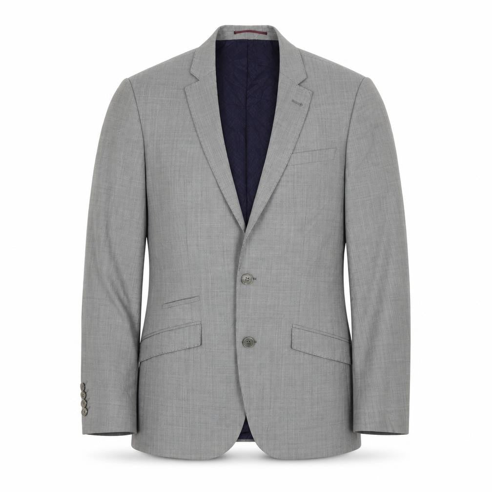 Mens UK Size 40 River Island Regular Grey Suit Jacket