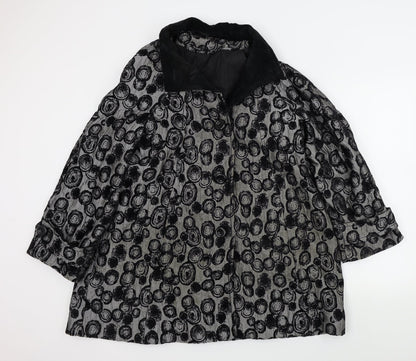 Womens UK Size M Roman Black Jacket
