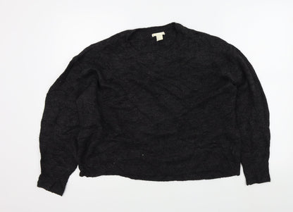 Womens UK Size S H&M Grey Pullover Jumper