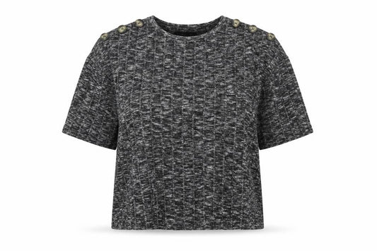 Womens UK Size 12 F&F Grey Basic T-Shirt