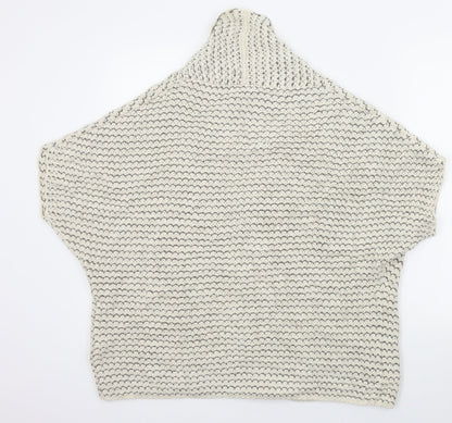 Womens UK Size 10 Afibel Beige Cardigan Jumper