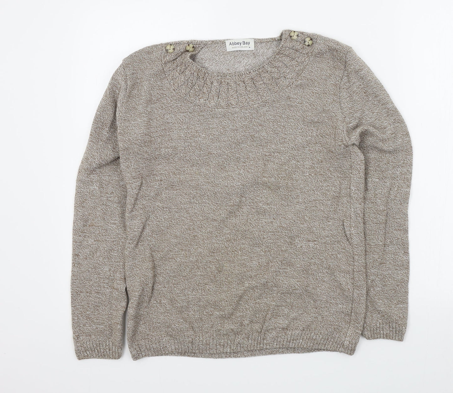 Abbey Bay Womens Brown   Pullover Jumper Size L
