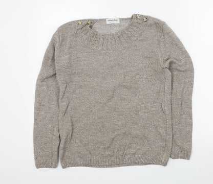 Abbey Bay Womens Brown   Pullover Jumper Size L
