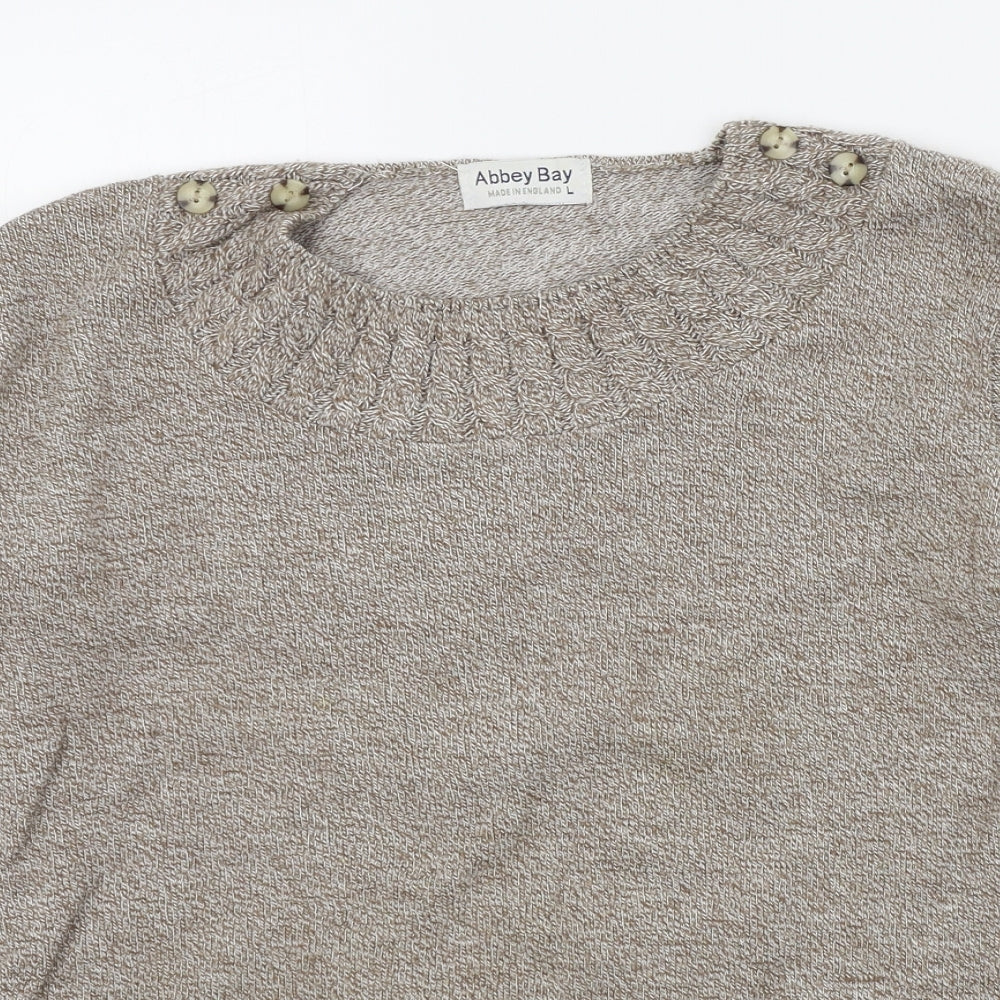 Abbey Bay Womens Brown   Pullover Jumper Size L