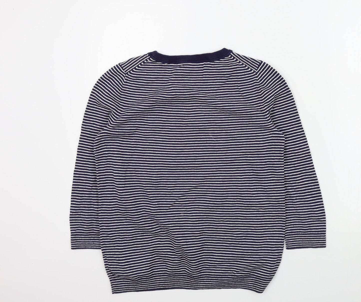 Gap Womens Blue Striped  Pullover Jumper Size S
