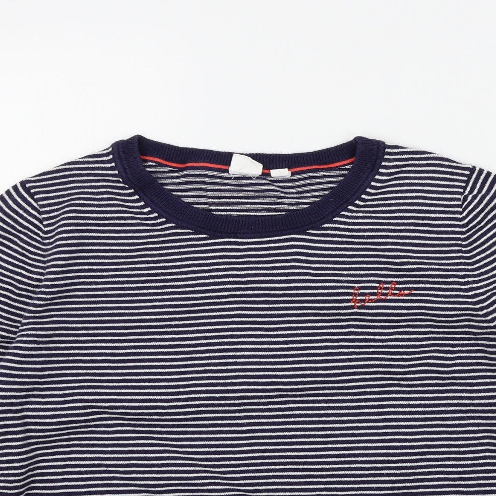 Gap Womens Blue Striped  Pullover Jumper Size S