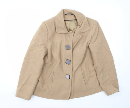 Womens UK Size 12 BM Beige Jacket