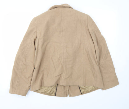 Womens UK Size 12 BM Beige Jacket