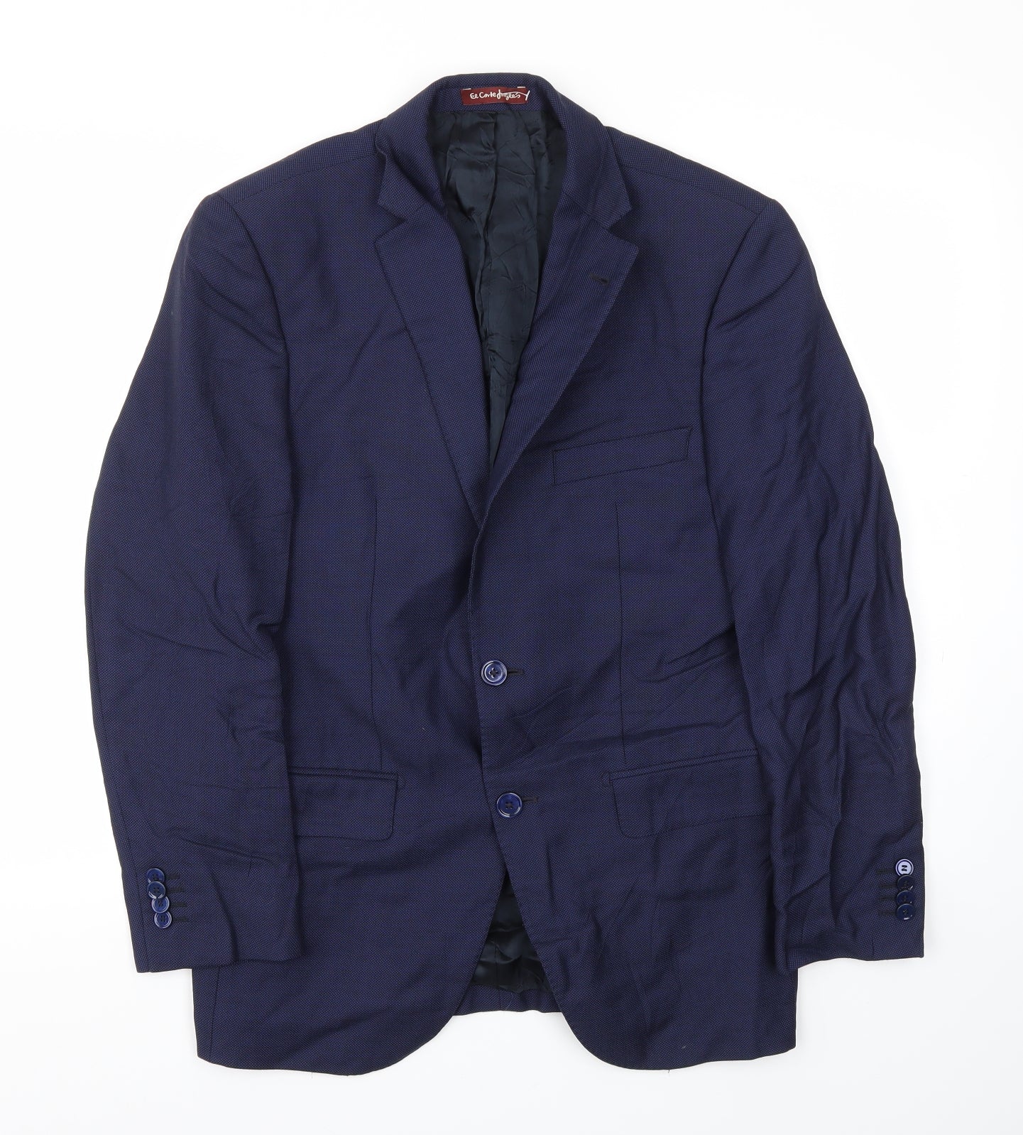 Mens UK Size 40 Preworn Big & Tall Blue Suit Jacket