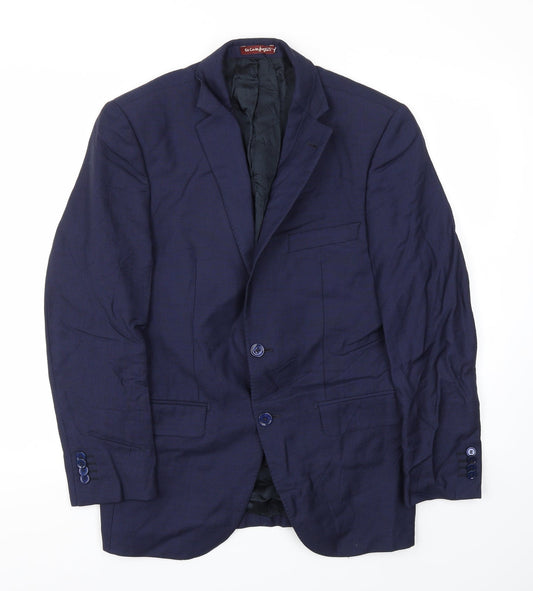 Mens UK Size 40 Preworn Big & Tall Blue Suit Jacket