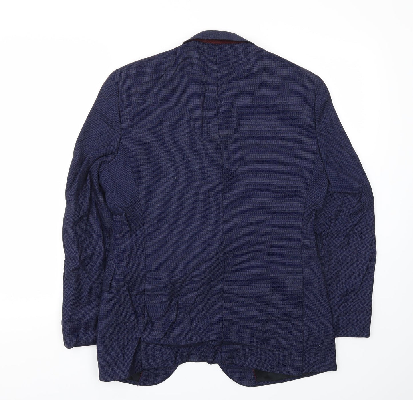 Mens UK Size 40 Preworn Big & Tall Blue Suit Jacket
