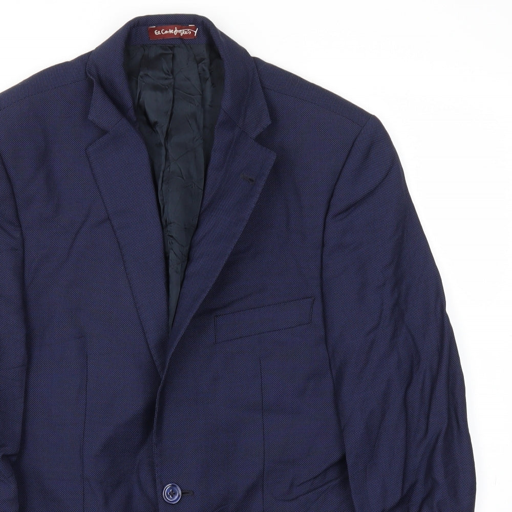 Mens UK Size 40 Preworn Big & Tall Blue Suit Jacket