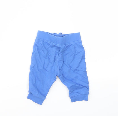TU Boys Blue   Jogger Leggings Size 3-6 Months